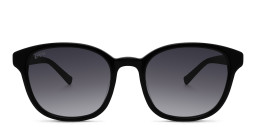 EYE'M Round Sunglasses in Black/Grey Shaded – Product Photo 4