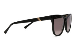 Shop EYE'M Square Sunglasses in Black online.