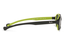 Ray-Ban Junior Kids Rectangle Sunglasses in Black – Product Photo 3