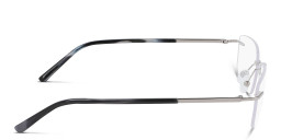 Pure Rimless Rectangle Eyeglasses in Gunmetal – Product Photo 3