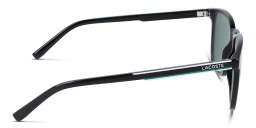 Lacoste Rectangle Sunglasses in Black – Product Photo 3