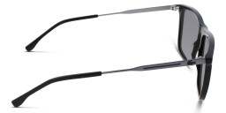 Lacoste Rectangle Sunglasses in Black – Product Photo 3