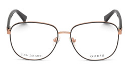 Guess Wide Square Eyeglasses in Black – Product Photo 1