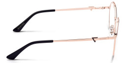 Guess Round Eyeglasses in Rose Gold – Product Photo 3