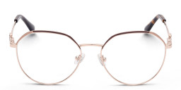 Guess Round Eyeglasses in Gold – Product Photo 2
