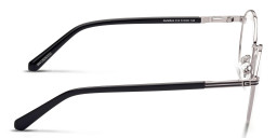 Shop Guess Round Eyeglasses in Silver online.