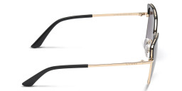 Guess Cat-Eye Sunglasses in Black Gold – Product Photo 3