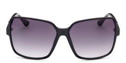 Guess Oversized Square Sunglasses in Black/Gradient Smoke – Product Photo 1