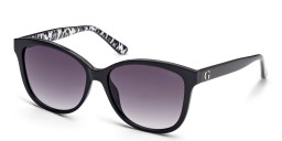 Shop Guess Square Sunglasses in Black online.