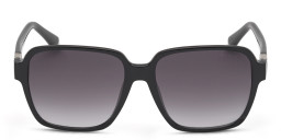 Shop Guess Square Sunglasses in Black online.