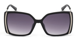 Guess Oversized Square Sunglasses in Black – Product Photo 1