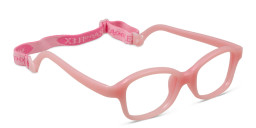 Mira Flex Kids Square Eyeglasses in Pink – Product Photo 3