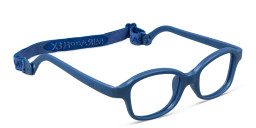 Mira Flex Kids Square Eyeglasses in Blue – Product Photo 3