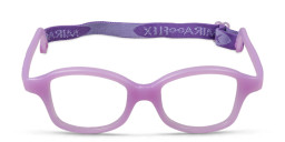 Mira Flex Kids Square Eyeglasses in Purple – Product Photo 1