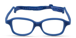 Mira Flex Kids Square Eyeglasses in Blue – Product Photo 1