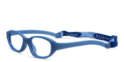 Shop Mira Flex Kids Rectangle Eyeglasses in Light Blue online.
