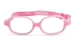 Mira Flex Kids Round Eyeglasses in Pink – Product Photo 1