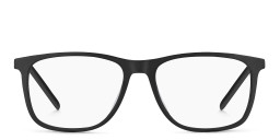 Hugo Boss Rectangle Eyeglasses in Black – Product Photo 1
