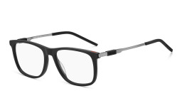 Hugo Boss Rectangle Eyeglasses in Black – Product Photo 2