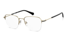 Polaroid Half-Rim Square Eyeglasses in Gold – Product Photo 2