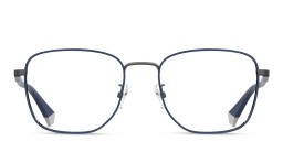 Polaroid Wide Square Eyeglasses in Grey – Product Photo 1