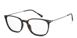 Polaroid Unisex Rectangle Eyeglasses in Havana – Product Photo 2