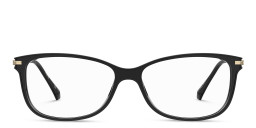 Polaroid Rectangle Eyeglasses in Black – Product Photo 1