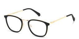 Polaroid Unisex Square Eyeglasses in Black – Product Photo 2