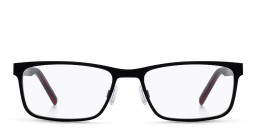 Hugo Boss Rectangle Eyeglasses in Black – Product Photo 1
