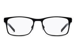 Hugo Boss Rectangle Eyeglasses in Black – Product Photo 1