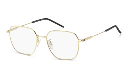 Tommy Hilfiger Square Eyeglasses in Gold – Product Photo 2