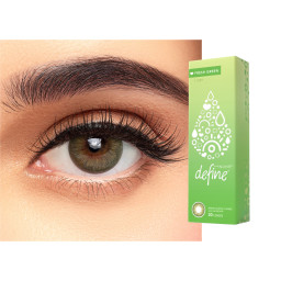 ACUVUE 1-Day Define Fresh Color Contact Lenses - Green in Green – Product Photo 1