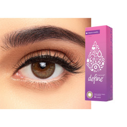 ACUVUE 1-Day  Define Fresh Color Contact Lenses - Hazel in Hazel – Product Photo 1