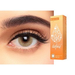 Shop ACUVUE 1-Day Define Fresh Color Contact Lenses - Honey in Honey online.