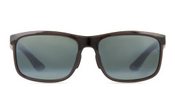 Shop Maui Jim Huelo Unisex Rectangle Sunglasses in Grey online.