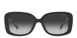Coach Square Sunglasses in Black – Product Photo 1