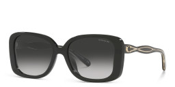 Coach Square Sunglasses in Black – Product Photo 2