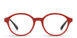 Emporio Armani Kids Round Eyeglasses in Red – Product Photo 2