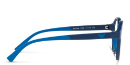 Emporio Armani Kids Round Eyeglasses in Blue – Product Photo 3