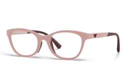 Emporio Armani Eagle Logo Kids Cat-Eye Eyeglasses in Pink – Product Photo 2