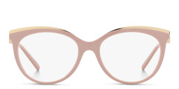 Shop Michael Kors Round Eyeglasses in Pink online.