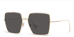 BURBERRY Oversized Square Sunglasses in Light Gold – Product Photo 3
