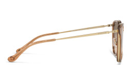 Shop Coach Logo-Engraved Square Sunglasses in Brown online.