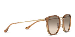 Shop Coach Logo-Engraved Square Sunglasses in Brown online.