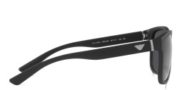 Emporio Armani Pillow Sunglasses in Matte Black – Product Photo 4