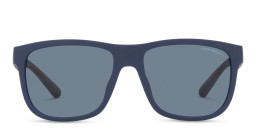 Emporio Armani Pillow Sunglasses in Matte Blue – Product Photo 1