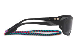 نظارة شمسية بإطار مستطيل من امبوريو أرماني بلون أسود مطفي - صورة المنتج 3