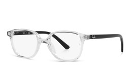 Ray-Ban Junior Leonard Kids Square Eyeglasses in Transparent – Product Photo 2