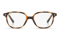 Ray-Ban Junior Kids Square Eyeglasses in Havana – Product Photo 1