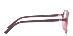 Shop Ray-Ban Junior Thalia Kids Irregular Eyeglasses in Transparent Pink online.